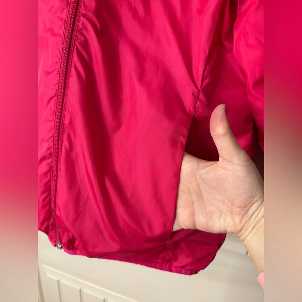 EDDIE BAUER💖 Reversible Pink Ombré, Hooded PufferJacket (Kids Large 14/16)